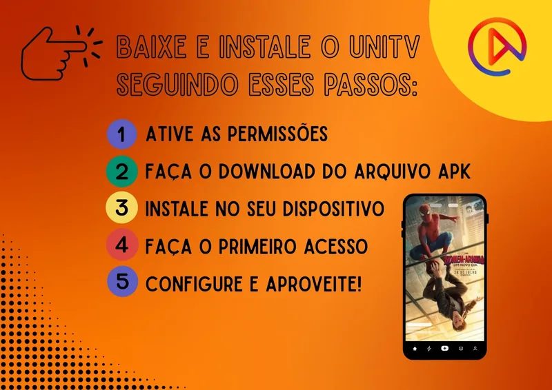 Descrição dos passos para instalação do UniTV